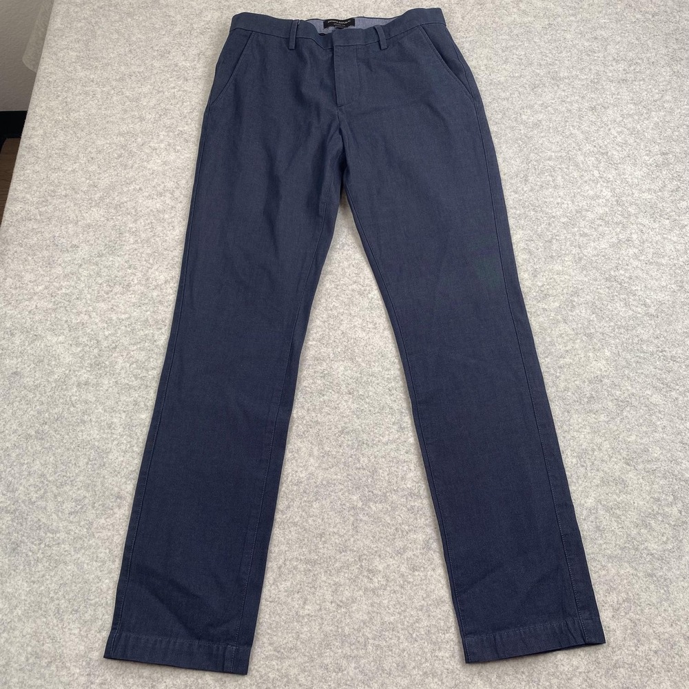 Banana Republic Pants Mens 30x32 (31x30) Blue Kentfield Chino Flat Front